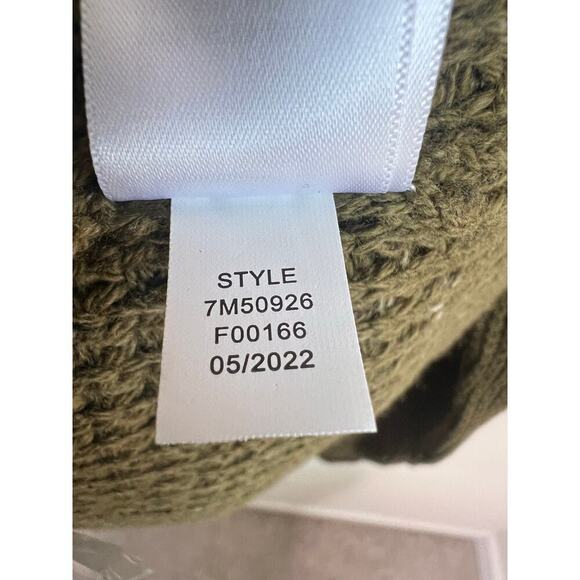 NWT Lucky Brand Nep 1/4 Mock Neck Rib Knit Sweater Olive Night Men's Size Large - Picture 14 of 14